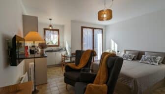 Cuisine, coin TV espace nuit