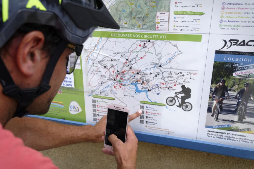 Télécharger et suivre une trace GPX lors de votre sortie à Vélo tout terrain