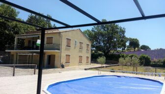 Piscine + villa